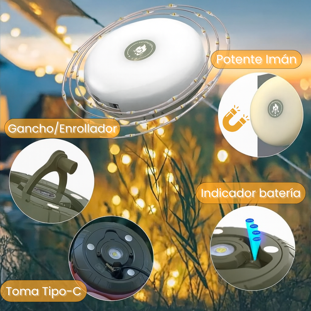 GlowNest™ 10 Metros  - Luz Ambiental