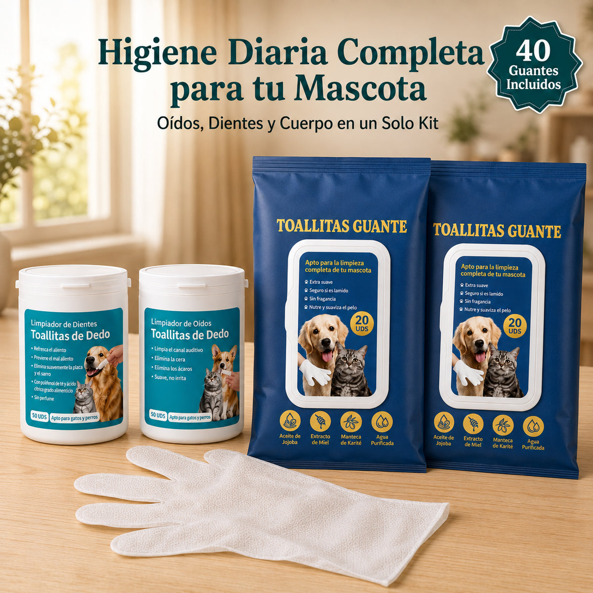 Kit de Limpieza Total Oídos+Dientes+Cuerpo