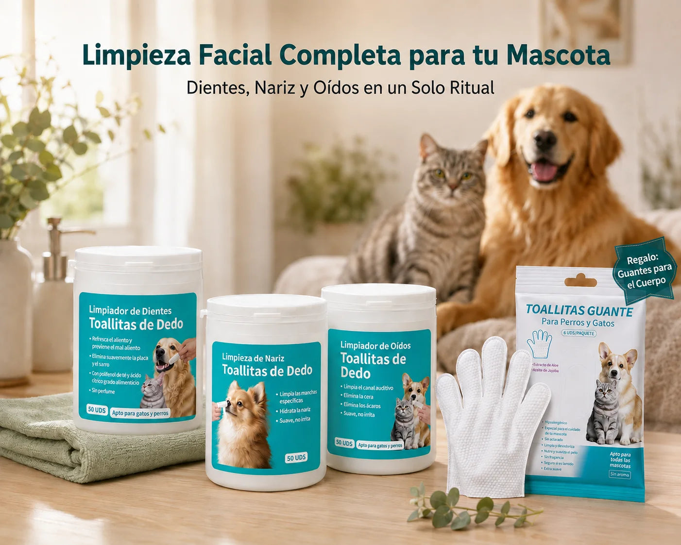 Kit de Aseo Facial: Oídos, Dientes y Nariz